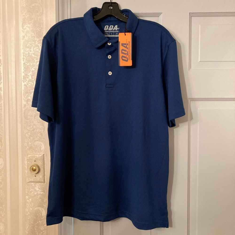 NWT blue One Day Dry shirt